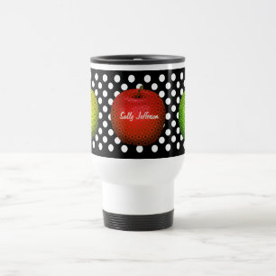 Apples & Polka Dots Teacher's Travel Mug Reisbeker