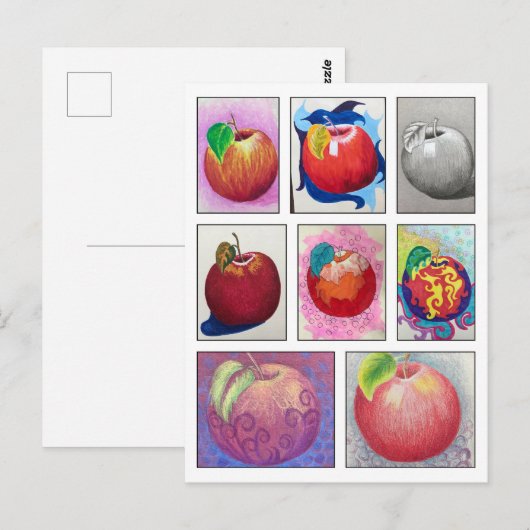 Apples Post Card Briefkaart (Voorkant / Achterkant)