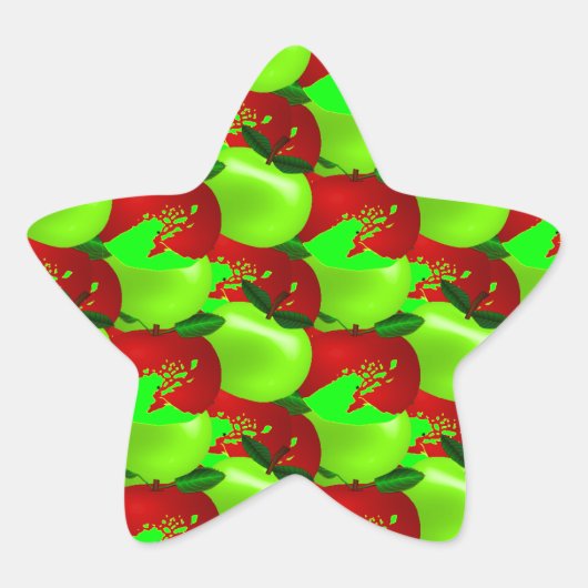 Apples Swatch Ster Sticker (Voorkant)