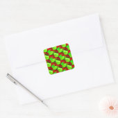 Apples Swatch Vierkante Sticker (Envelop)