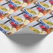 Applesauca met kaneel in steenhouwerskom cadeaupapier (Hoek)