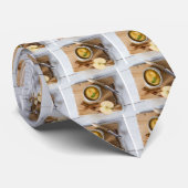 Applesauca met kaneel in steenhouwerskom stropdas (Opgerold)