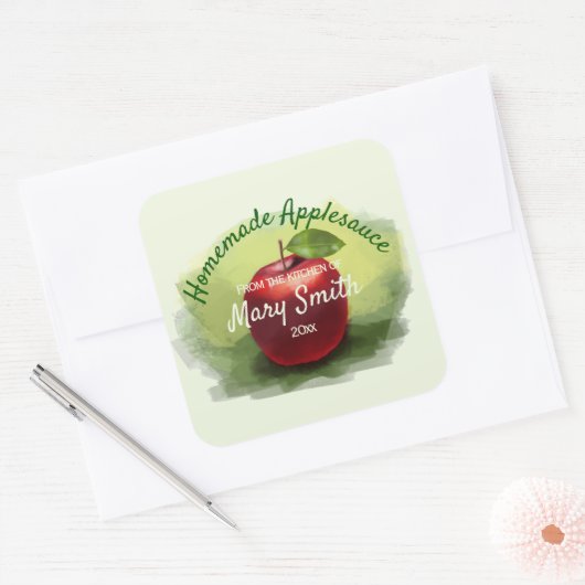 Applesauce Design Canning Label (Envelop)