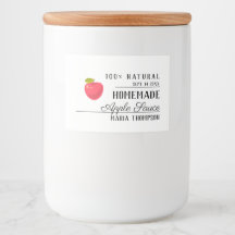 Applesauce zelfgemaakte moderne typografie conserv