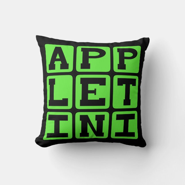 Appletini, Gesmaakte Martini Kussen (Voorkant)