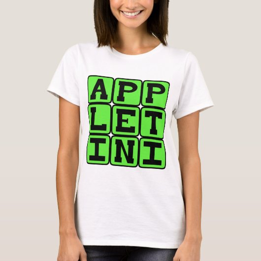 Appletini, Gesmaakte Martini T-shirt (Voorkant)