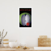 Appletini (klein Poster) Poster (Keuken)