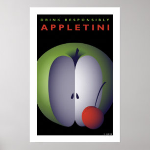 Appletini (klein Poster) Poster