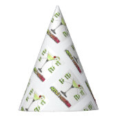 Appletini ook bekend als Apple Martini Cocktail Re Feesthoedjes (Voorkant)