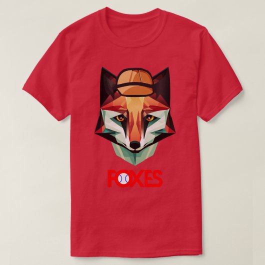 Appleton Foxes Minor League Baseaball 1961 T-shirt (Design voorkant)