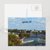 Appleton, landschapsfoto Wisconsin Briefkaart (Voorkant / Achterkant)