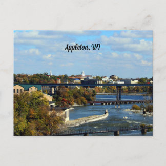 Appleton, landschapsfoto Wisconsin Briefkaart