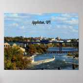 Appleton, landschapsfoto Wisconsin Poster (Voorkant)