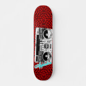 Appleton leapord ghetto box skateboard (Voorkant)