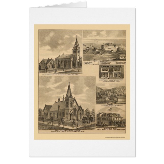 Appleton, MN Panorama Map - 1874 (Voorkant)