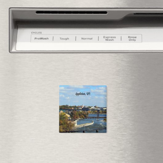 Appleton, schilderachtig WI-foto Magneet (Insitu (Vaatwasser))