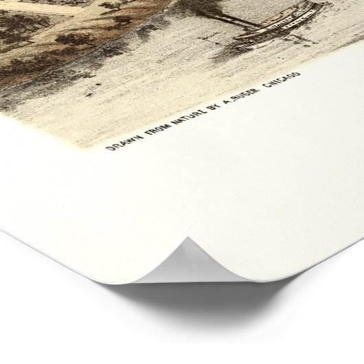 Appleton, WI Panorama - 1867 Poster (Hoek)