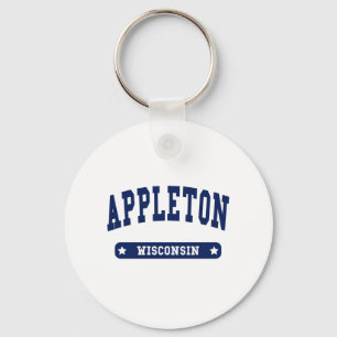 Appleton Wisconsin College Style t shirten Sleutelhanger