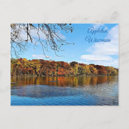 Appleton, Wisconsin Fall Leaves Foto Briefkaart