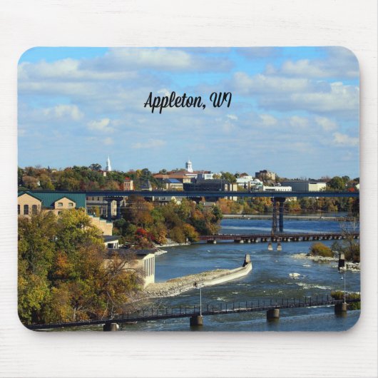 Appleton, Wisconsin landschapsfoto Muismat (Voorkant)