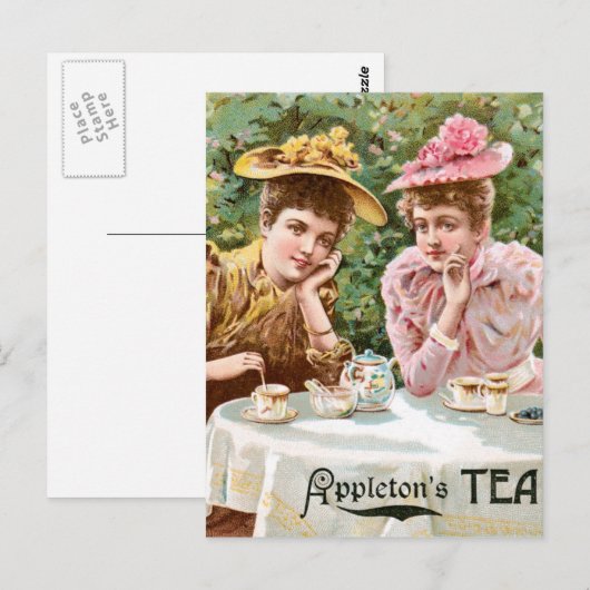 Appleton's Drink en kunst van de thee Briefkaart (Voorkant / Achterkant)