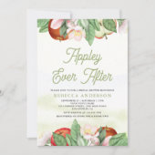 Appley Ever After Apple Bruiloftsfeest Kaart (Voorkant)