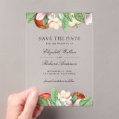 Appley Ever After Apple Wedding Save the Date Acryl Uitnodigingen (Insitu (Draagbaar))