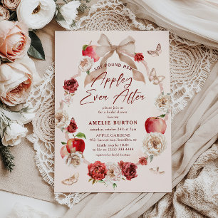 Appley Ever After Bloemrijke Bruidsdouche Kaart