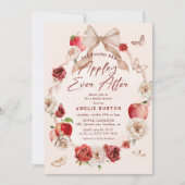 Appley Ever After Bloemrijke Bruidsdouche Kaart (Voorkant)