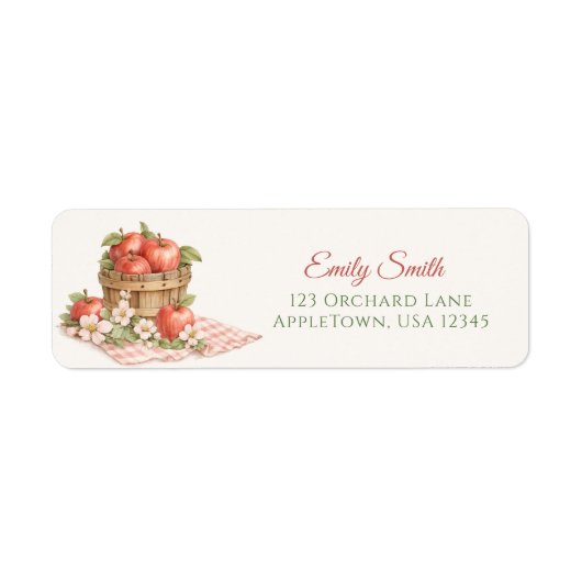Appley EVER AFTER Bruidsfeest Etiket (Voorkant)