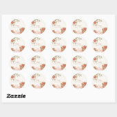 Appley EVER AFTER Bruiloftsfeestje  Ronde Sticker (Vel)