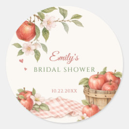 Appley EVER AFTER Bruiloftsfeestje Ronde Sticker