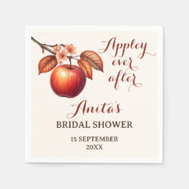 Appley Ever After Herfst Bruiloftsborrel Servet