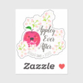 Appley Ever After - Punny Garden Sticker (Vel)