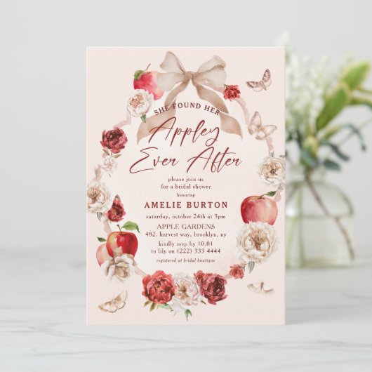 Appley Ever Na Bloemen Vrijgezellenfeest Kaart (Staand voorkant)