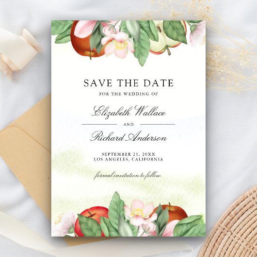 Appley Iedere keer weer Apple Huwelijk Save The Date
