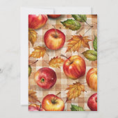 Appley ooit na appel herfst vrijgezellenfeest kaart (Achterkant)