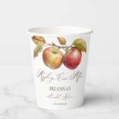 Appley ooit na appel herfst vrijgezellenfeest papieren bekers (Achterkant)
