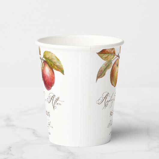 Appley ooit na appel herfst vrijgezellenfeest papieren bekers (Rechts)