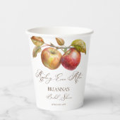Appley ooit na appel herfst vrijgezellenfeest papieren bekers (Voorkant)