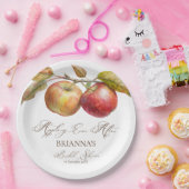 Appley ooit na appel herfst vrijgezellenfeest papieren bordje (Feest)