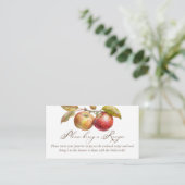 Appley ooit na appel herfst vrijgezellenfeest rece informatiekaartje (Staand voorkant)