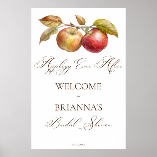 Appley ooit na appel herfst vrijgezellenfeest welk poster (Voorkant)