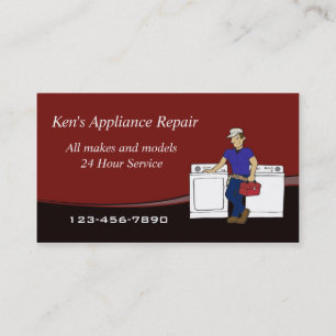 Appliance Repairman-visitekaartje Visitekaartje
