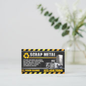 Appliance & Scrap Metal Bilingual Business Card Visitekaartje (Staand voorkant)