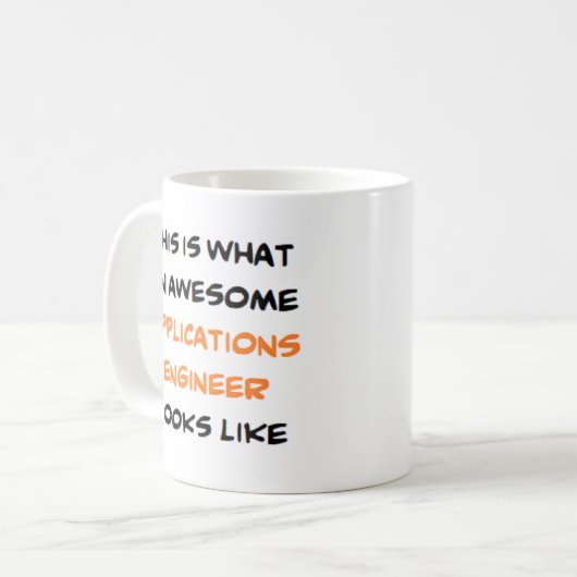 applicatie engineer, geweldige koffiemok (Voorkant links)