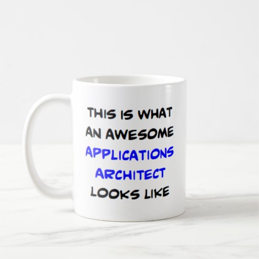 applicatiearchitect, geweldige koffiemok (Links)