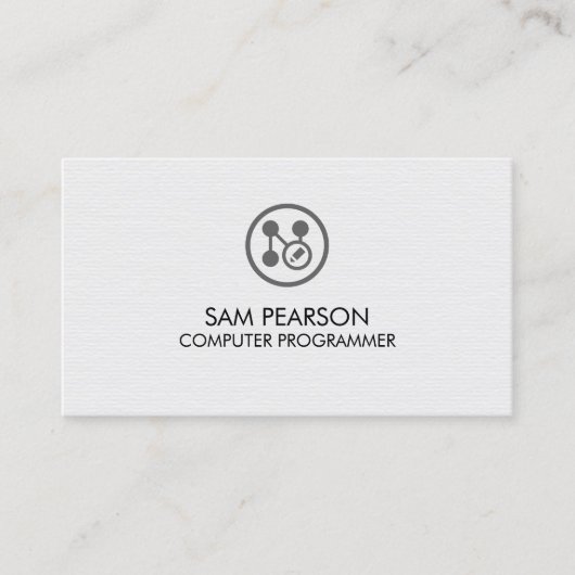 Applicatieontwikkelaar Computerprogrammeur Visitekaartje (Voorkant)