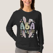 Applied Behavior Analysis Therapist Easter Bunny E T-shirt (Voorkant)