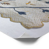 Applique quilt met zon, maan, sterren poster (Hoek)